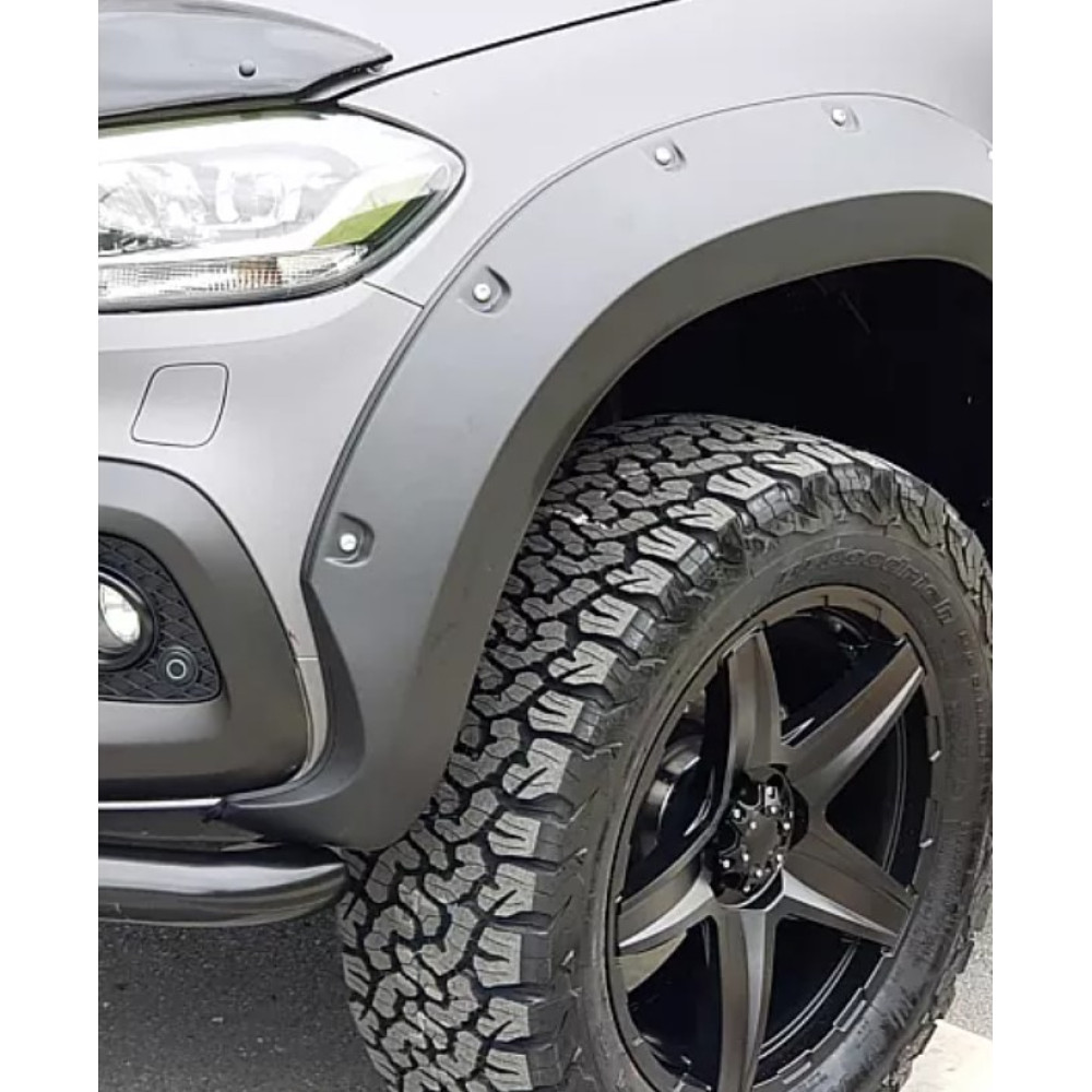 MERCEDES X-CLASS ÇIKINTILI CİVATALI ÇAMURLUK KAPLAMA ÇİFT DEPO