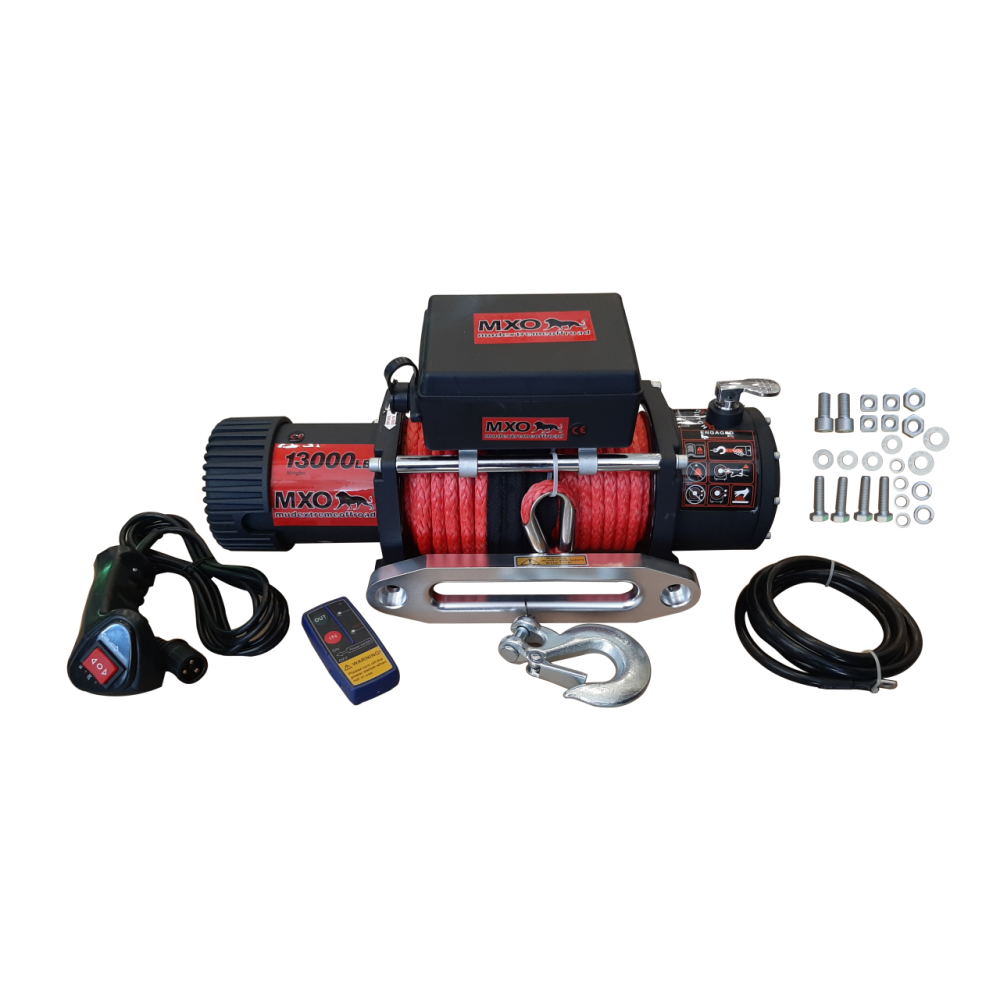 MXO 13000 LB SENTETİK HALATLI UZAKTAN KUMANDALI 12V VİNÇ