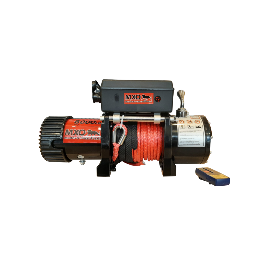 MXO 6000 LB SENTETİK HALATLI UZAKTAN KUMANDALI 12V VİNÇ