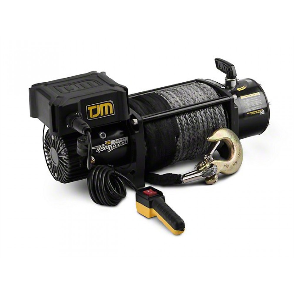 TJM 9500 LB TORQ SENTETİK HALATLI 12V VİNÇ